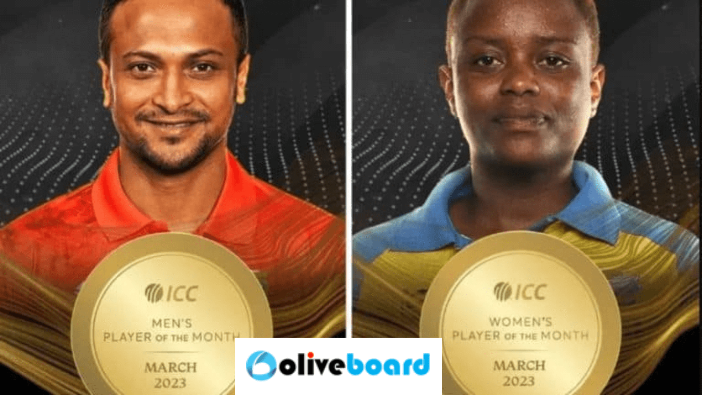 Shakib and Ishimwe Clinch ICC Player of the Month Award for March 2023