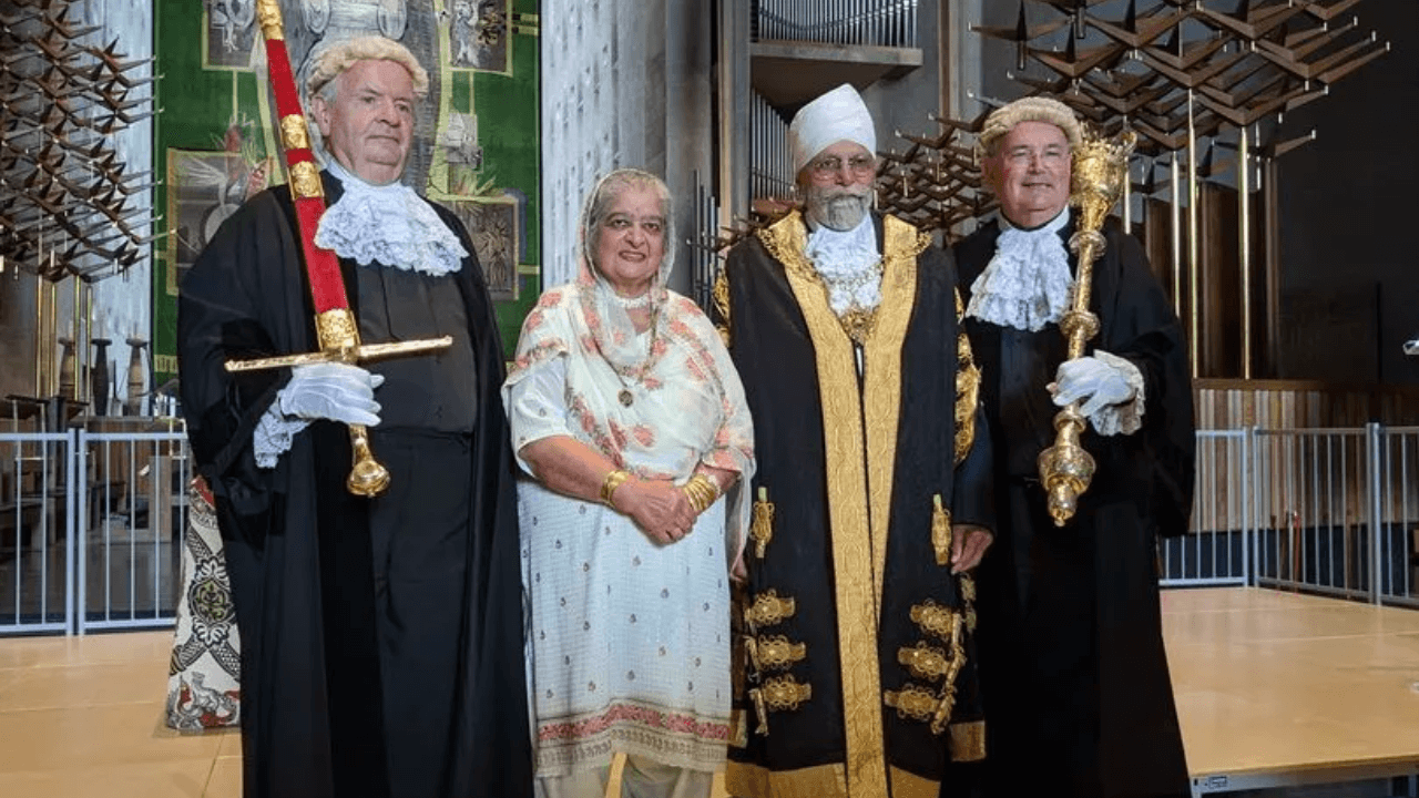 Indian-Origin Sikh Becomes First Turban-Wearing Lord Mayor of UK City Coventry