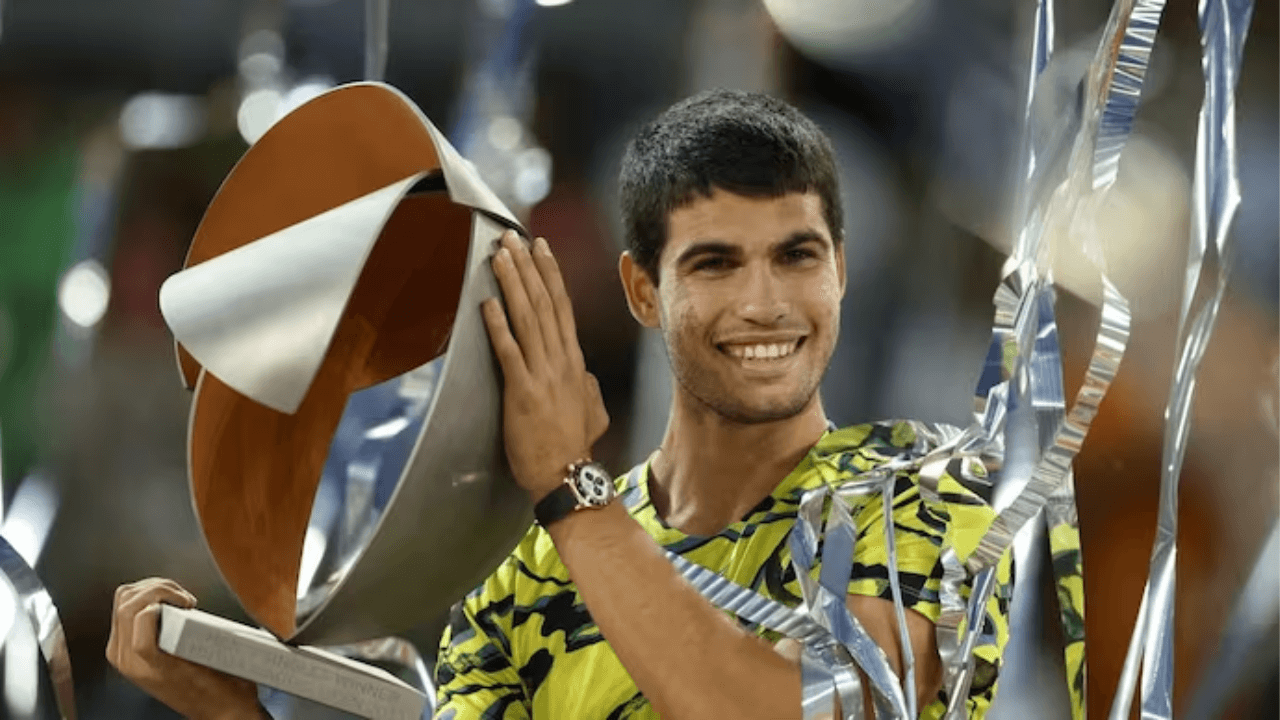 Madrid Open 2023 Carlos Alcaraz successfully defended the Madrid Open trophy