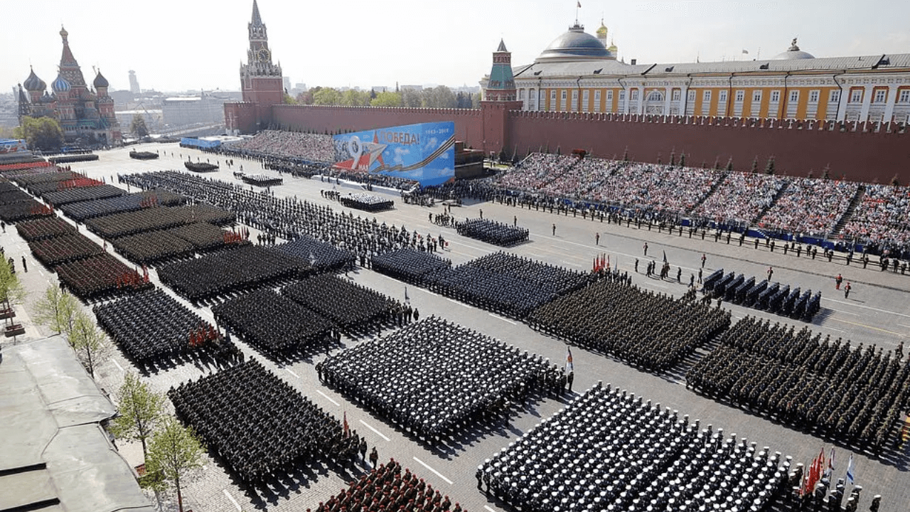 Russia stages the 78th Victory Day parade at Red Square, Moscow