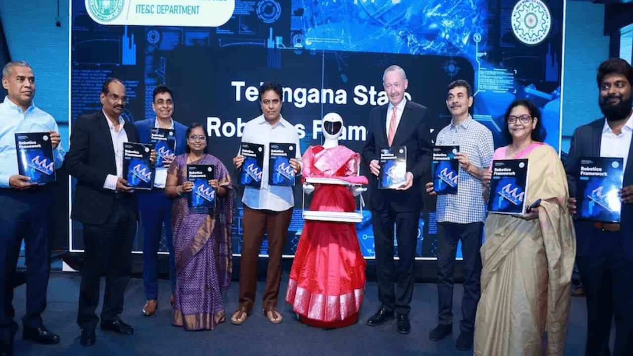 Telangana Government launched first of its kind State Robotics Framework