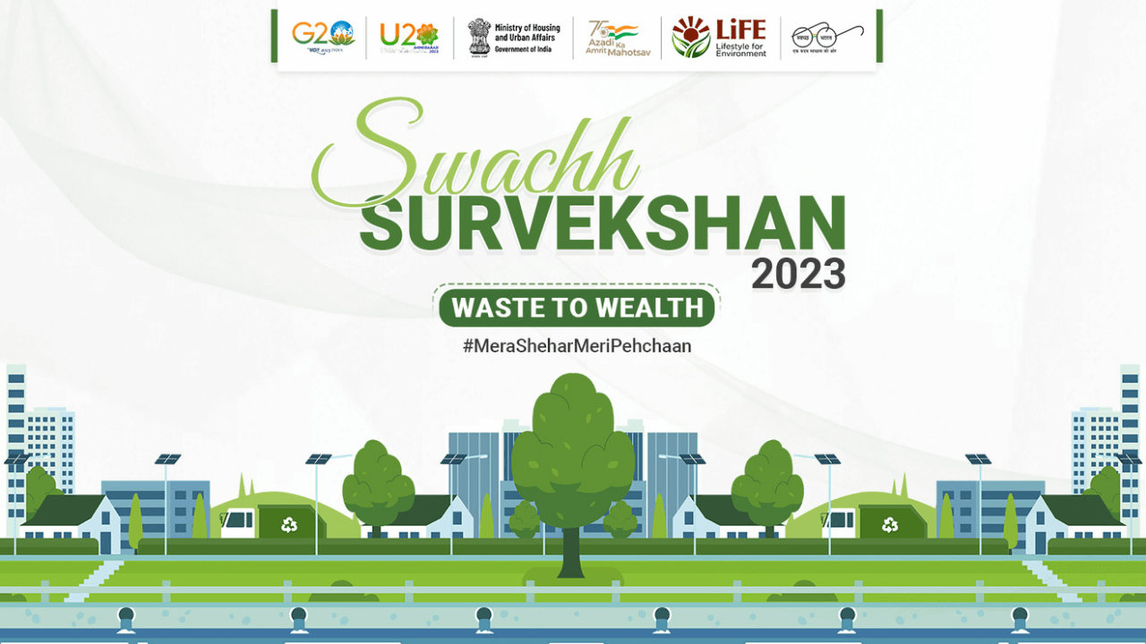 8th Edition of the World’s Largest Urban Cleanliness Survey (Swachh Survekshan 2023) Begins