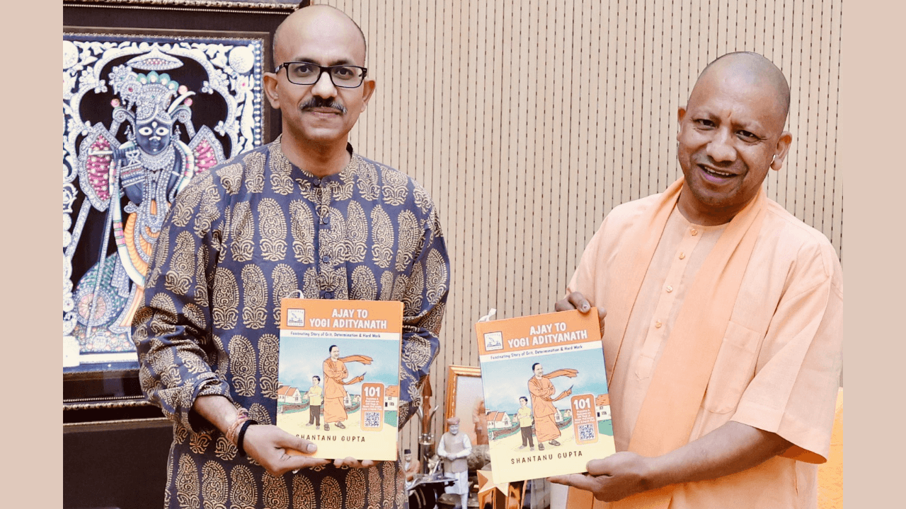 Author Shantanu Gupta Launches his New Graphic Novel ‘Ajay to Yogi Adityanath’ on UP CM’s 51st Birthday