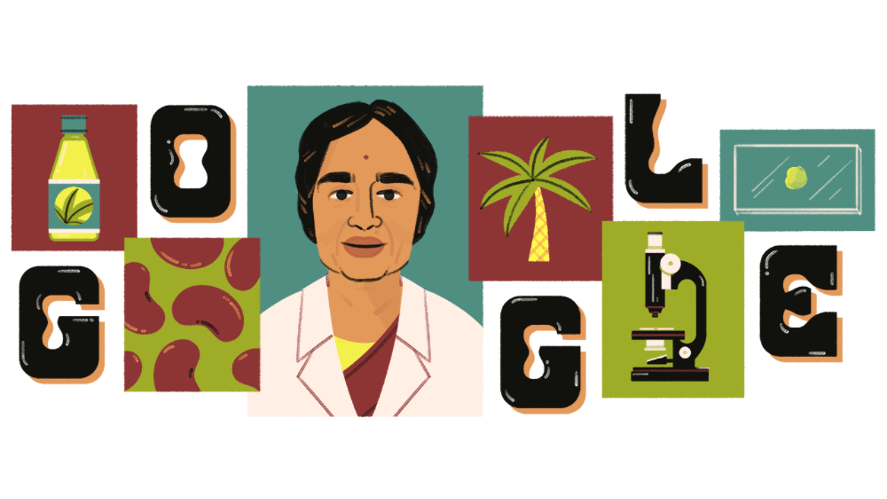 Google Doodle honored Kamala Sohonie, the First Indian Woman to achieve a Ph.D. in a Scientific Field