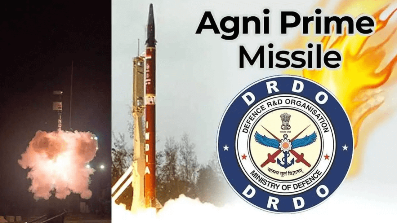 India Successfully Tests New-Generation Nuclear Capable Agni-Prime Ballistic Missile