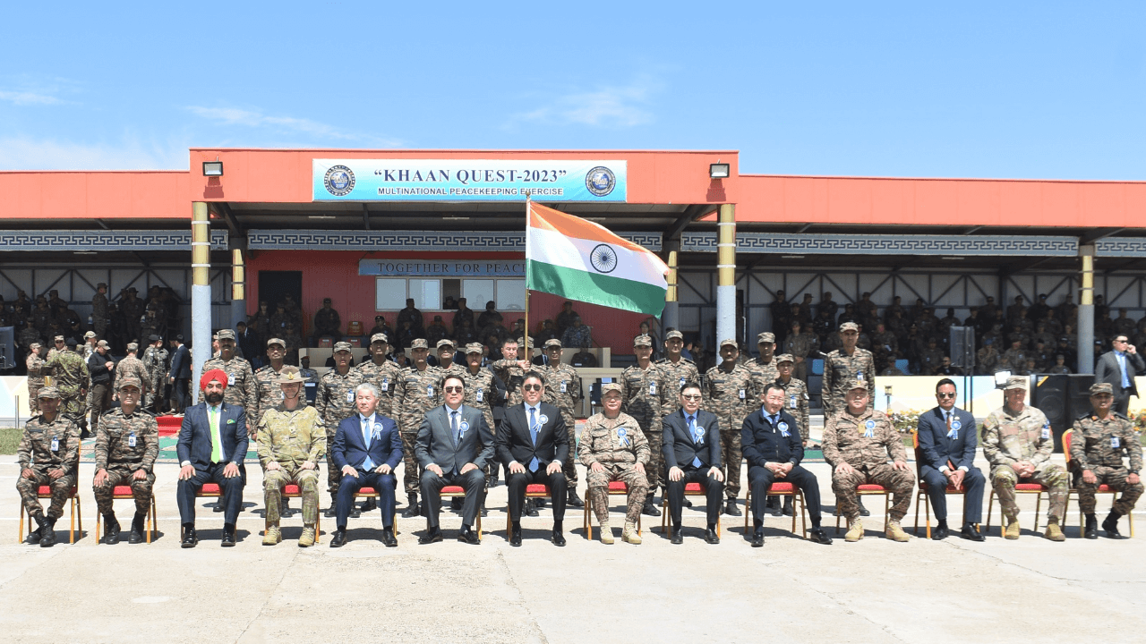 Indian Army Participates in Multinational Peacekeeping Joint Exercise 'Ex Khaan Quest 2023′ in Mongolia