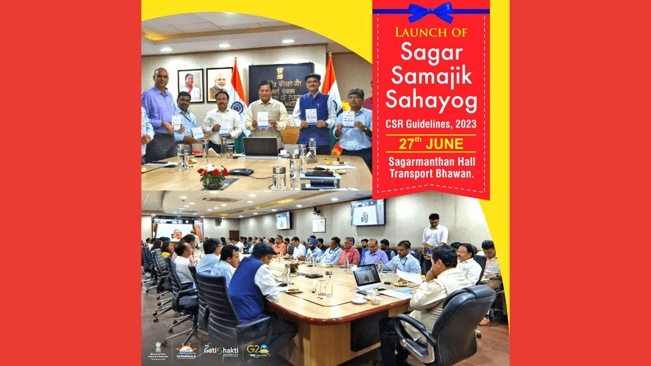 Union Minister Sarbananda Sonowal Launched New CSR Guidelines ‘Sagar Samajik Sahayog’