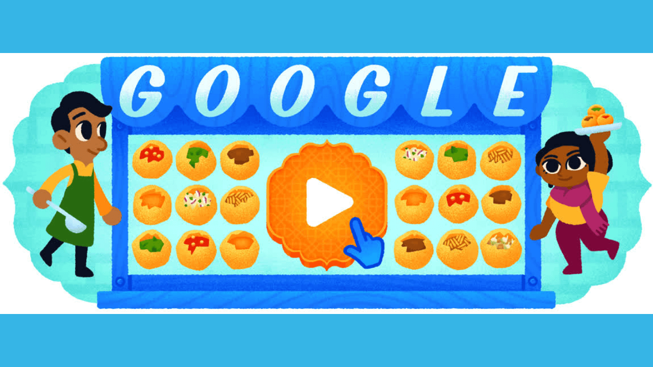 Google Doodle Celebrated India’s Street Food Pani Puri with a Game