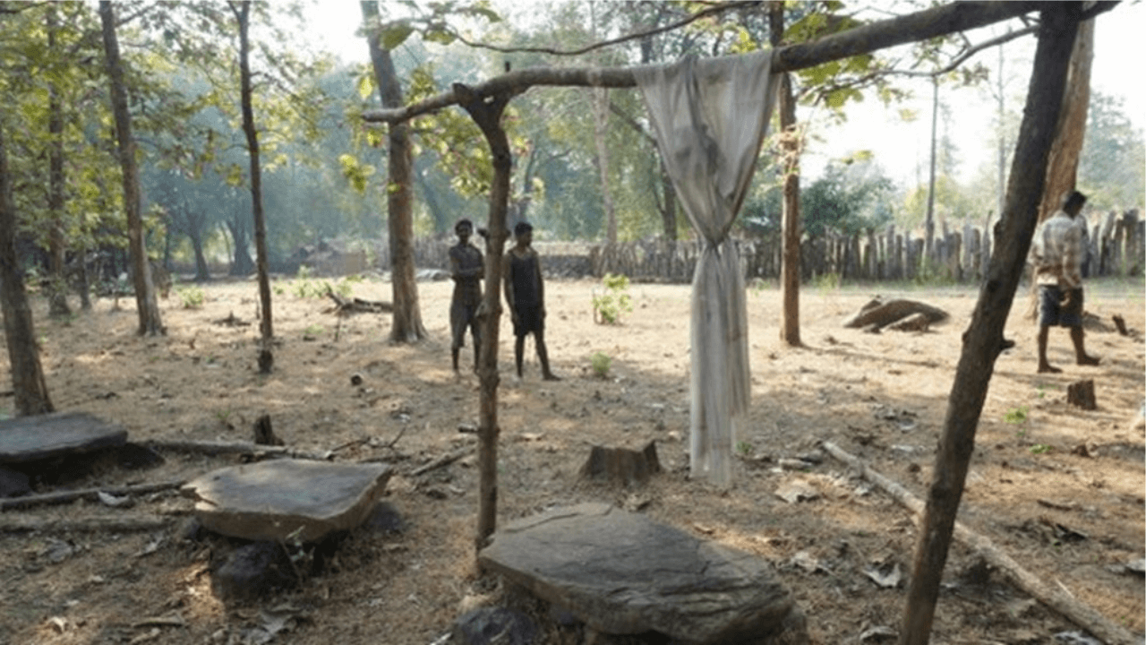 Gutti Koya Tribe Erect Stone Memorials