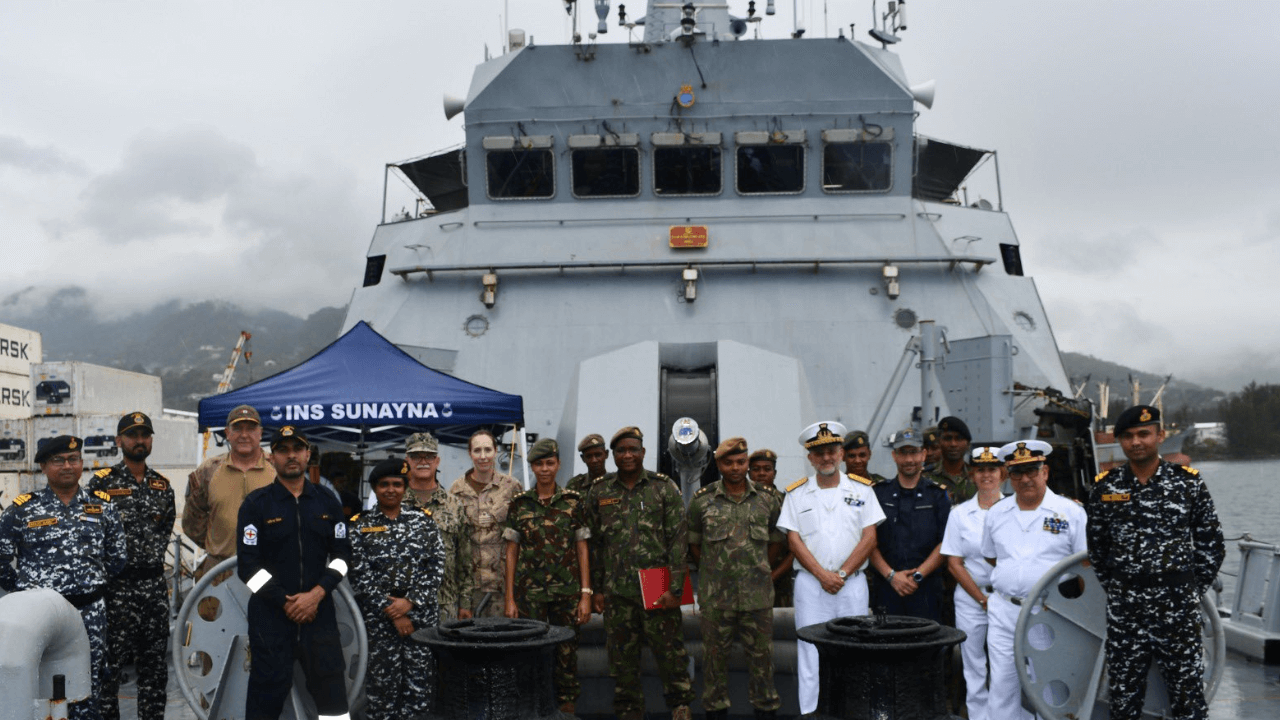 INS Sunayna Participated in CMF Exercise 'Op Southern Readiness - 2023' in Seychelles