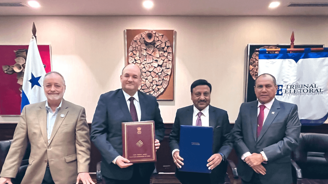 India & Panama Sign MoU on Electoral Cooperation