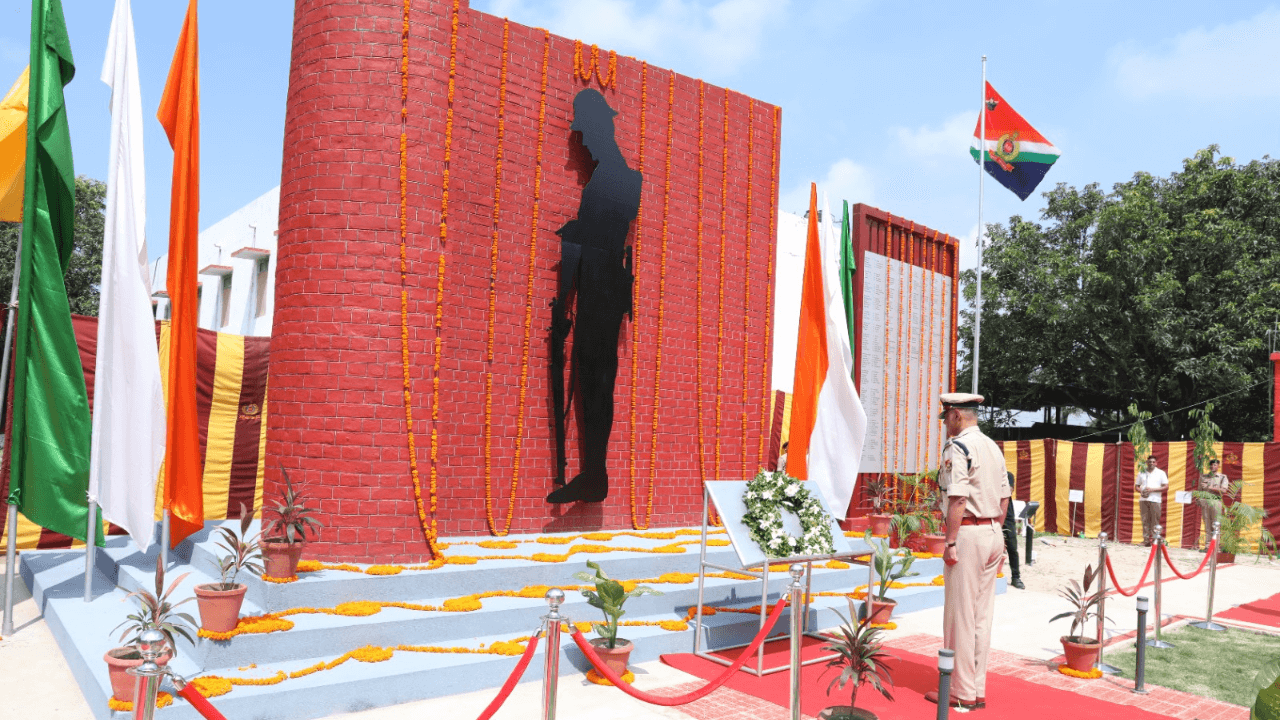 Newly Constructed National Martyr's Memorial Unveiled at Jagjivan RPF Academy Lucknow, Uttar Pradesh