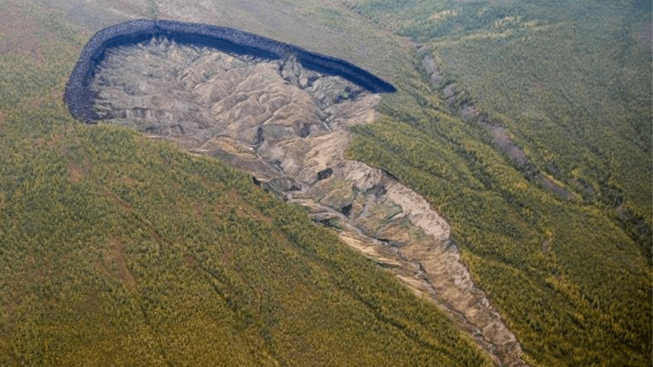 World’s Biggest Permafrost Crater 'Batagaika Crater' Thaws Due to Climate Change